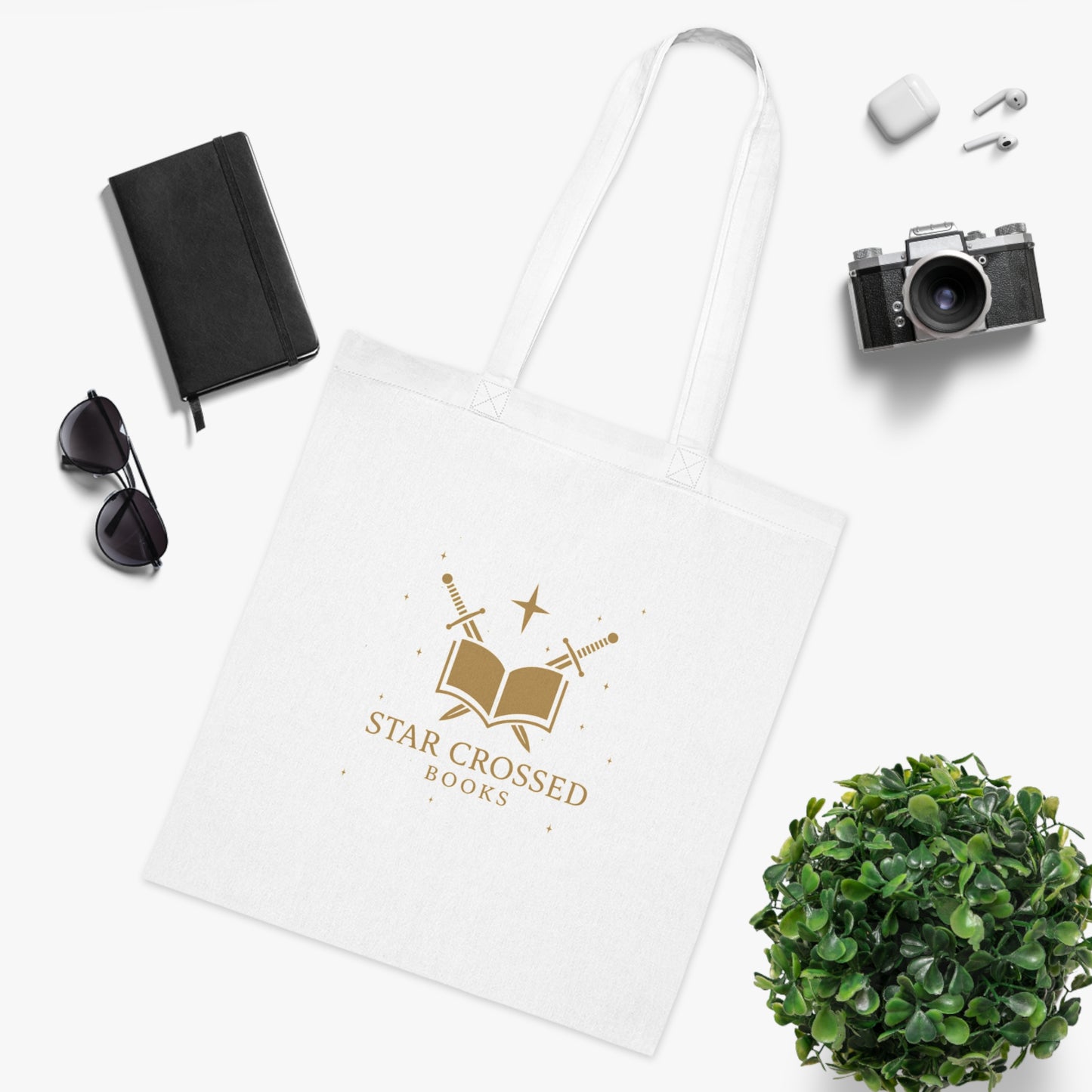 Cotton Tote - Starcrossed Books Logo