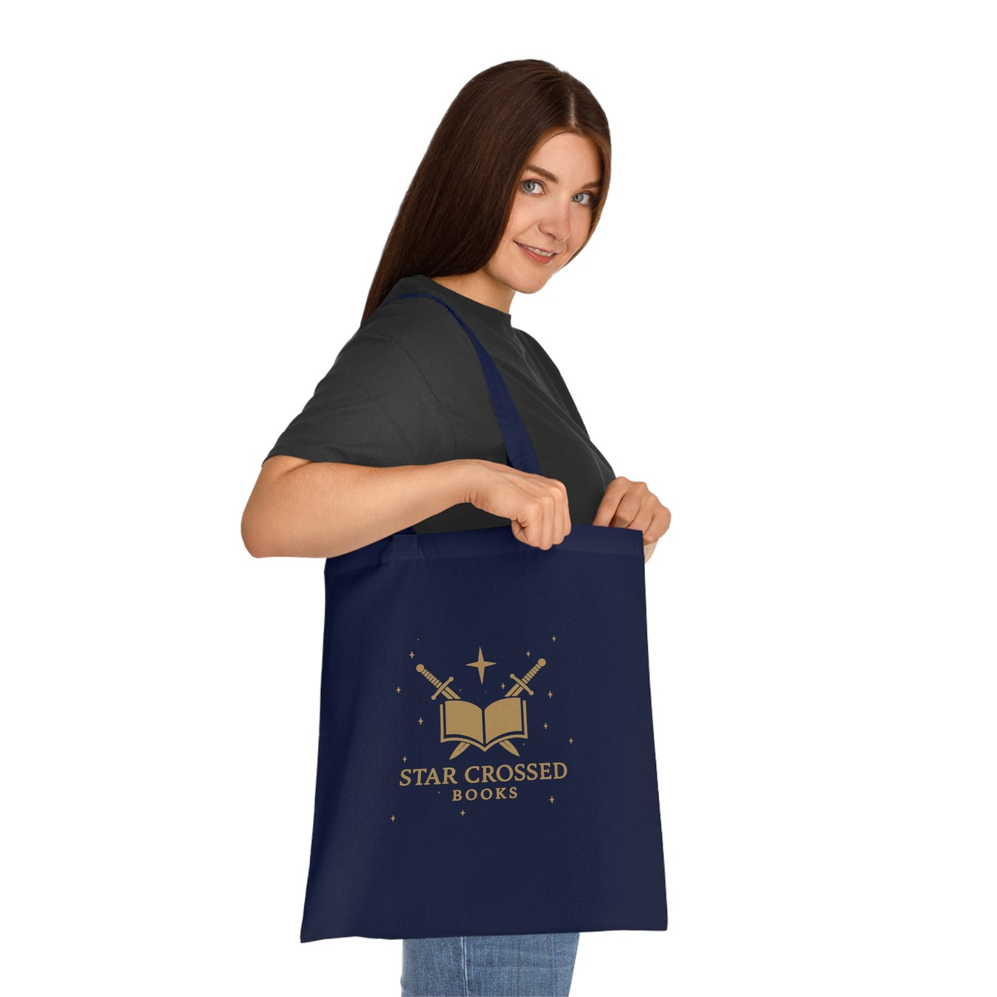 Cotton Tote - Starcrossed Books Logo