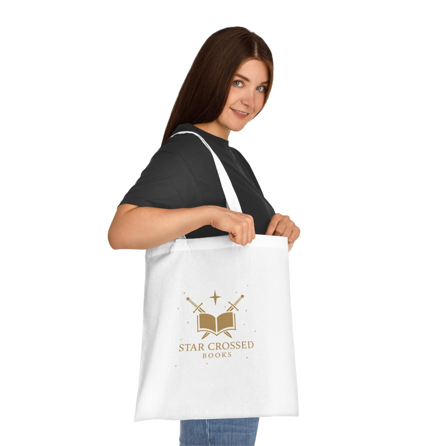 Cotton Tote - Starcrossed Books Logo