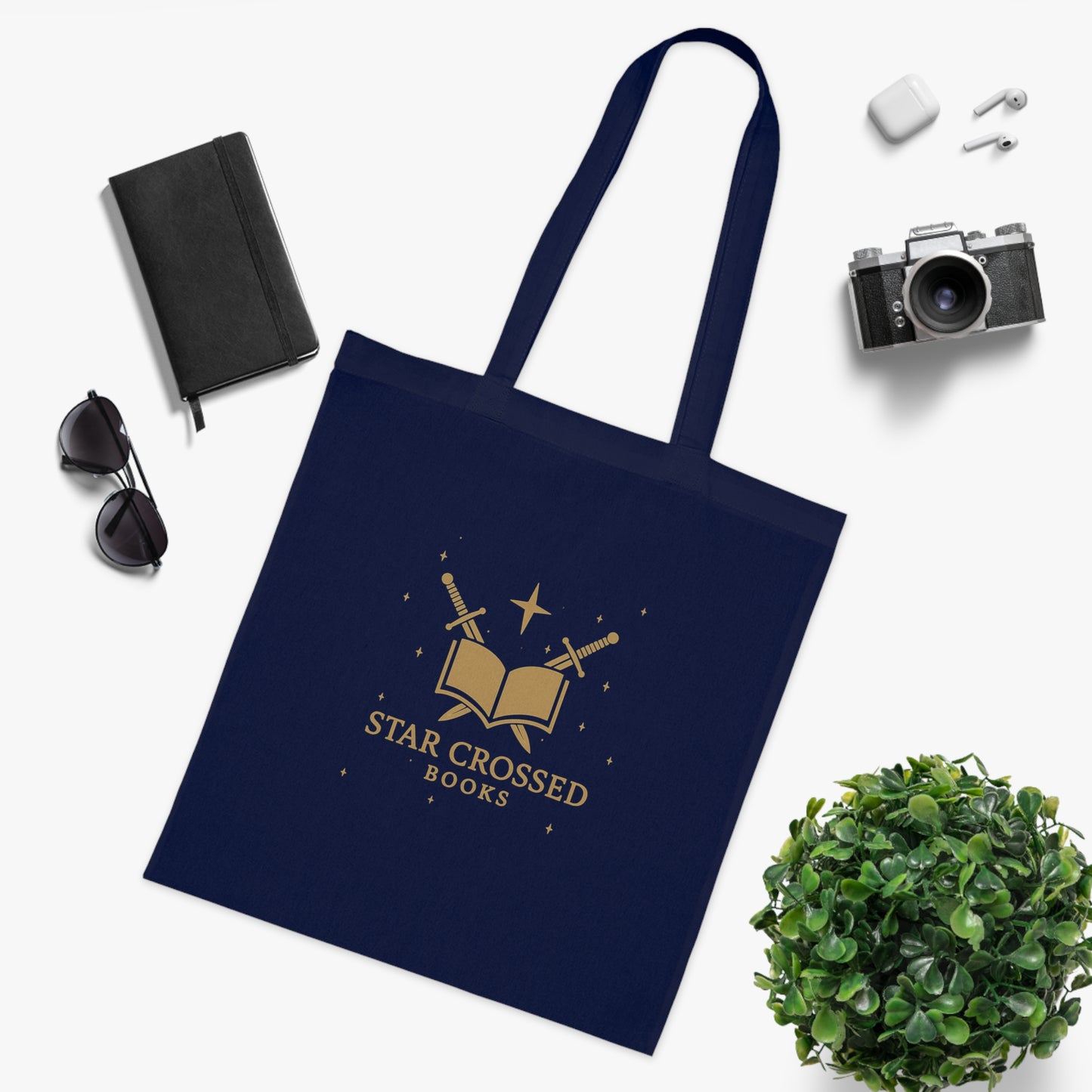 Cotton Tote - Starcrossed Books Logo